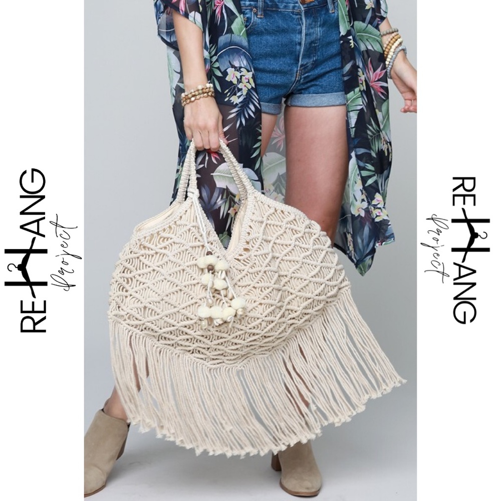 COPY - Sweet Pea Macrame Boho Bag
